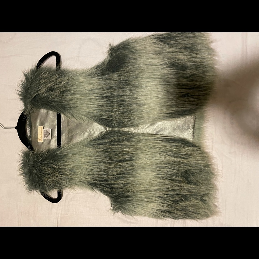Faux fur vest